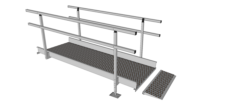 1500mm Wide Modular Ramp Parts