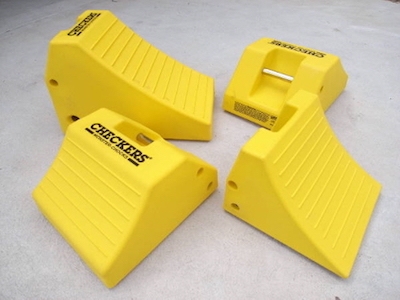 Checkers Wheel Chocks