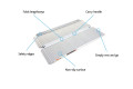 3ft Folding Economy Wheelchair Ramp Flat Hinge