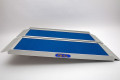 Unfolded wheelchair ramp