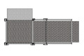 Overview of a 1.5m modular kit with balustrade handrails