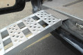 Aluminium loading ramp rest on connection
