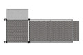 Overview of a 2m modular kit with Balustrade handrails