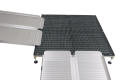 Turning platform with 2 wheelchair ramps