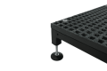 Half Step Extra Large / Platform 1000mm x 1000mm x 800kg Capacity - Black 155mm Feet