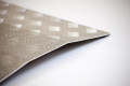 End of aluminium threshold ramp 