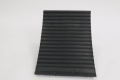 Rubber wheel chock surface
