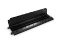 Adam Hall Mini Black 3-channel cable protector with hinged lid