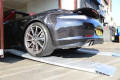 Car loading ramp in to showroom