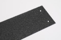 Black anti slip tread with pre-drilled fixing points