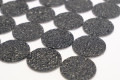 Black anti-slip discs