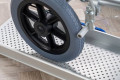 Wheelchair ramp with safety edges