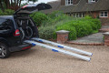 Combi channel ramps on back of a car 