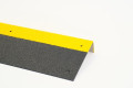 Black and yellow stair tread with nosing for steps and staircases 