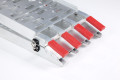 Motorbike ramp with safety clip