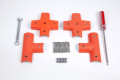 Rollable handrail parts