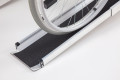 Curved end of telescopic channel ramps 