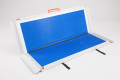 Premium wheelchair ramp with blue grip surface 