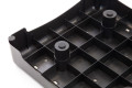 Outdoor Half Step - Black Base with Grey Step Panel