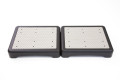 Outdoor Half Step - Black Base with Grey Step Panel