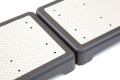 Outdoor Half Step - Black Base with Grey Step Panel