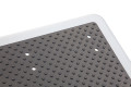 Outdoor Half Step - Grey Base with Black Step Panel