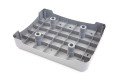 Outdoor Half Step - Grey Base with Black Step Panel