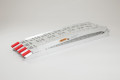 Motorcycle loading ramp folded on white background