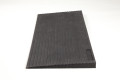 Rubber threshold ramp side view
