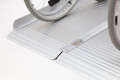 Extra wide wheelchair ramp hinge 