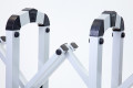 Coated covers on the retractable barrier 