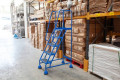 Warehouse ladder in warehouse
