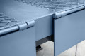 Hinged of the yard ramp 