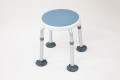 Height adjustable rotating shower stool 
