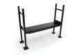 Joining support for wheelchair ramp kit with handrails