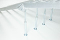 adjustable support legs of the ramps