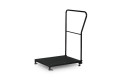 Large half step with single handrail