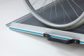 Handles and blue edges