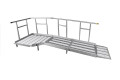 Aluminium Modular Ramp Kit with Platform, Without Handrails - 900mm x 1500mm ramp section