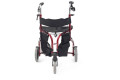Red Tri-walker with seat and bag
