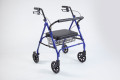4 wheeled rollator with basket and seat