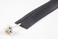 1m Cable Protector - 1000mm x 100mm x 25mm (Channel Size 20mm Diameter)