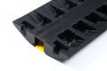 Underneath of the rubber cable protector