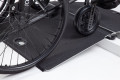 Bridge ramp for wheelchair access over thresholds 