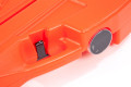 Water filled Red Plastic Expandable Barrier - (Expand up to 2.3m)