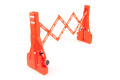 Water filled Red Plastic Expandable Barrier - (Expand up to 2.3m)