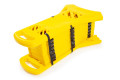 Portable expandable barrier stored for transportation 