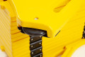 Wheels on the portable safety barrier 