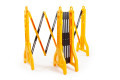 Expandable Safety Barrier Black & Yellow (Expands up to 2.3m) - Water Filled 