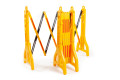 Expandable Safety Barrier Black & Yellow (Expands up to 2.3m) - Water Filled 